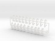 40x Base Squads Pack - Tiny Convex Insignias (3mm) 3d printed