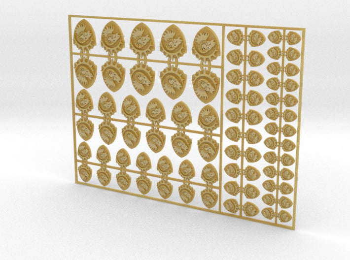 Sons of Isaac - Flat Vehicle Insignia pack 3d printed