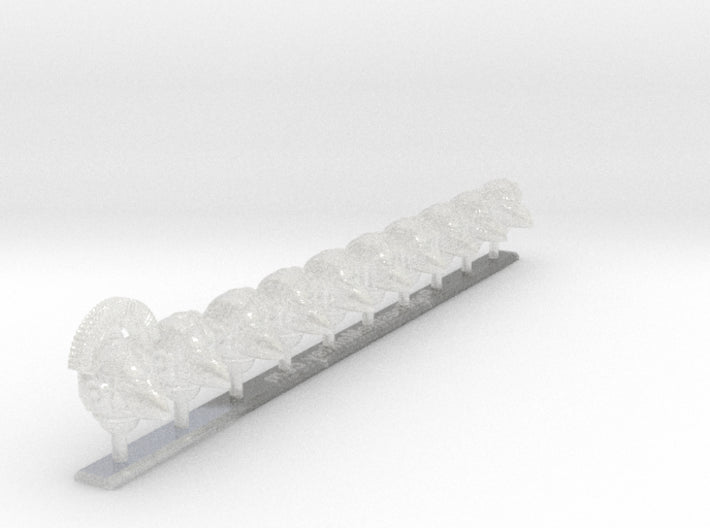 10x Sanguine Legion - G:6 Crow Squad Helmets 3d printed