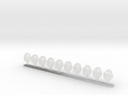 10x Lamented Heart - G:10 Prime Helmets 3d printed