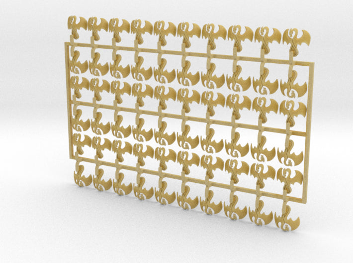 60x Blood Dragons - Shoulder Insignia pack 3d printed