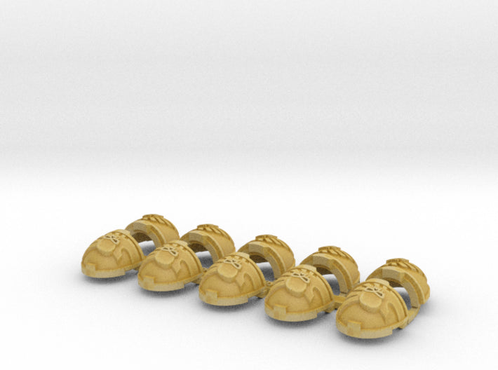 10x Absolution Wing - G:13g Shoulders pads 3d printed