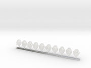 10x Sons of Aries - G:10 Prime Helmets 3d printed