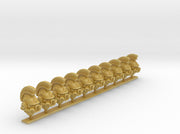 10x Base - Donnero Crested Helms 3d printed