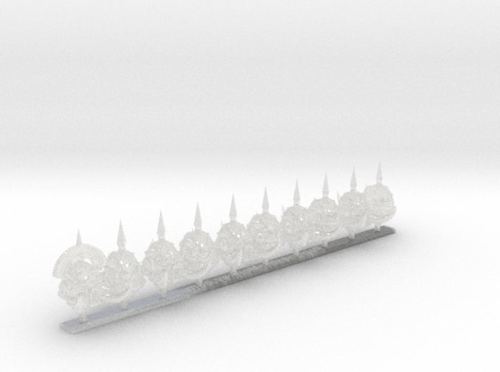 10x Warped-Donnero Tusk Helm Squad:1 3d printed