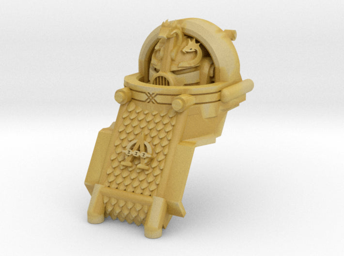 Alpha Omega: War-Suit Headpiece 3d printed