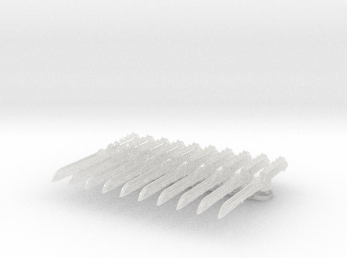 10x Left-handed Energy Sword : Carmine 3d printed