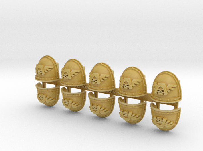10x Knights Of Vengeance - G:2a Shoulder Pads 3d printed