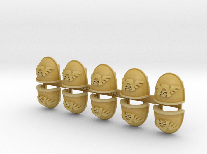 10x Knights Of Vengeance - G:4a Shoulder Pads 3d printed