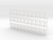 60x Nightmare Legion - Shoulder Insignia pack 3d printed