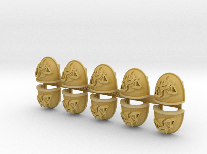 10x Bringers Of Judgement - G:4a Shoulder Pads 3d printed