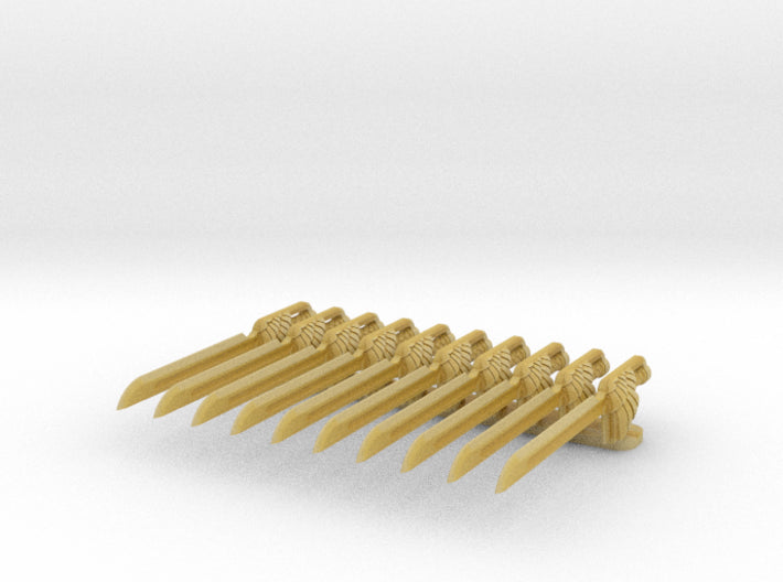 10x Right-handed Energy Sword: Vashet 3d printed