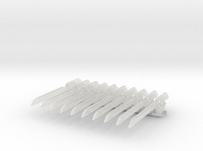 10x Right-handed Energy Sword: Vashet 3d printed