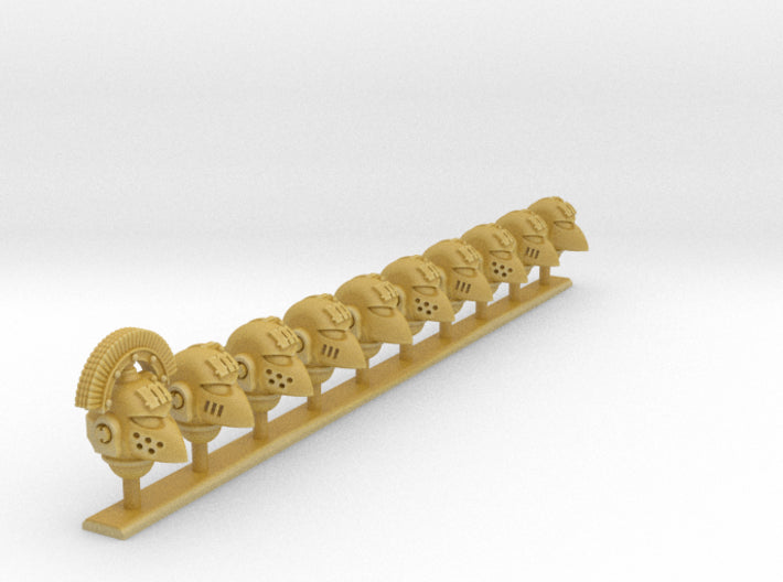 10x Monument - G:6 Crow Squad Helmets 3d printed