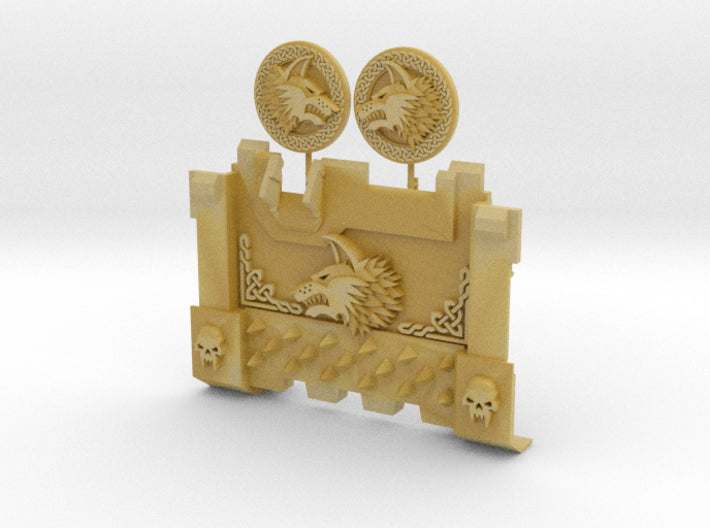 Shaggy Wolf: Impulsor Branding Kit 1 3d printed