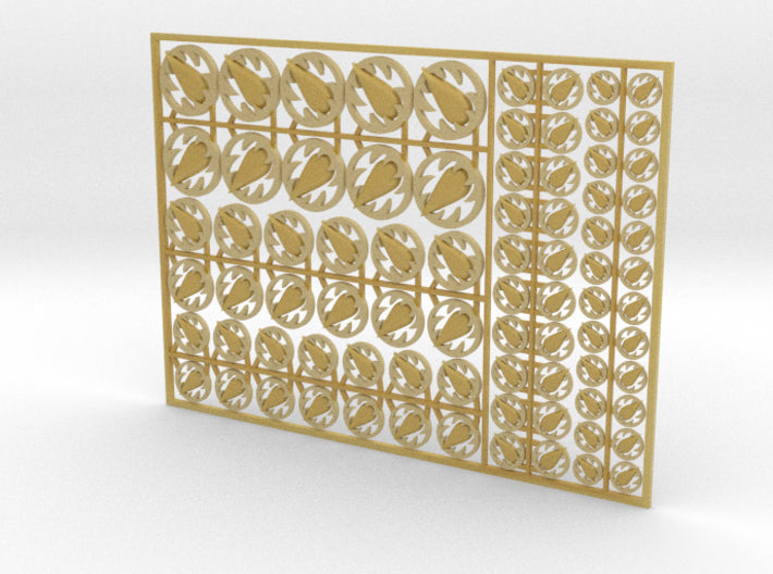 Blood Wraiths - Flat Vehicle Insignia pack 3d printed