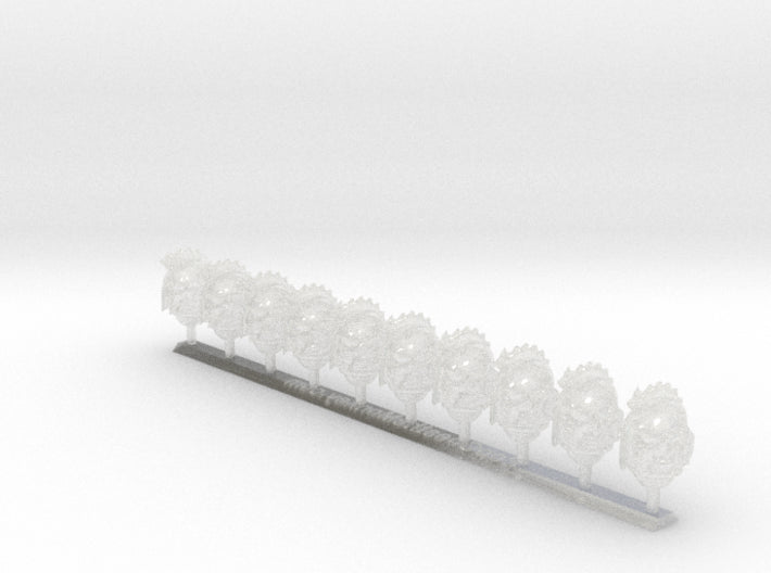 10x Serpent - G:10 Prime Coms Helmets 3d printed