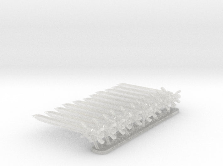 11x Energy Sword: Anthro 3d printed