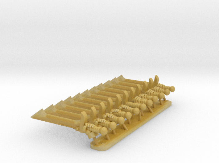 11x Energy Sword: Barbed Fang 3d printed