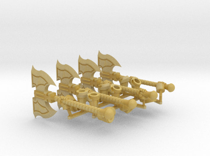4x Energy Axe: Double Wight - G:4 Set 3d printed