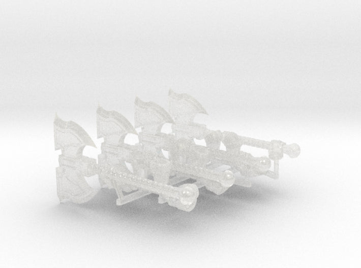 4x Energy Axe: Double Wight - G:4 Set 3d printed