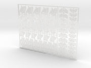 Iron Wolves - Flat Vehicle Insignia pack 3d printed