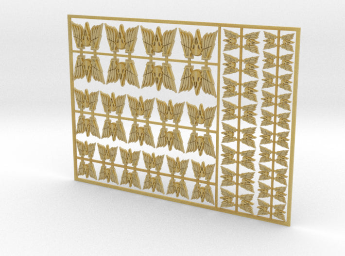 Death Ravens - Flat Vehicle Insignia pack 3d printed