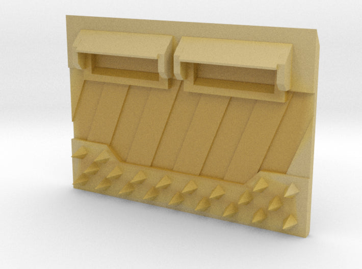 Hazard Stripes : Standard APC Frontplate 3d printed