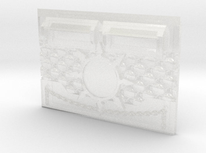 Chaos Skull Wall : Standard APC Frontplate 3d printed