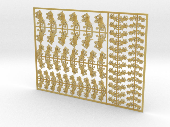 Warhounds - Flat Vehicle Insignia pack 3d printed