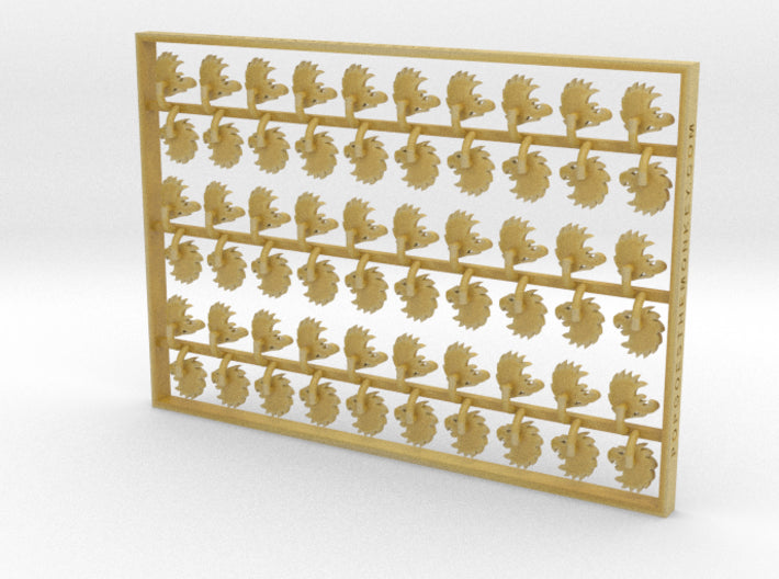 60x Warhawks - Shoulder Insignia pack 3d printed