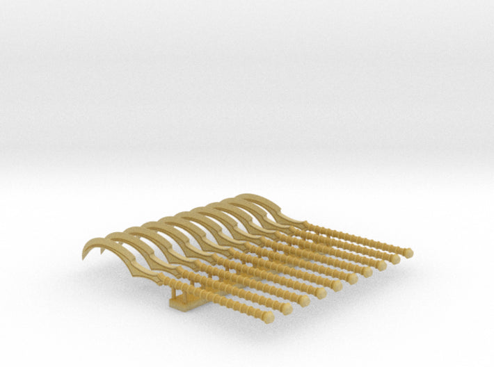 10x Khopesh Staff: Carbine (No Hand) 3d printed