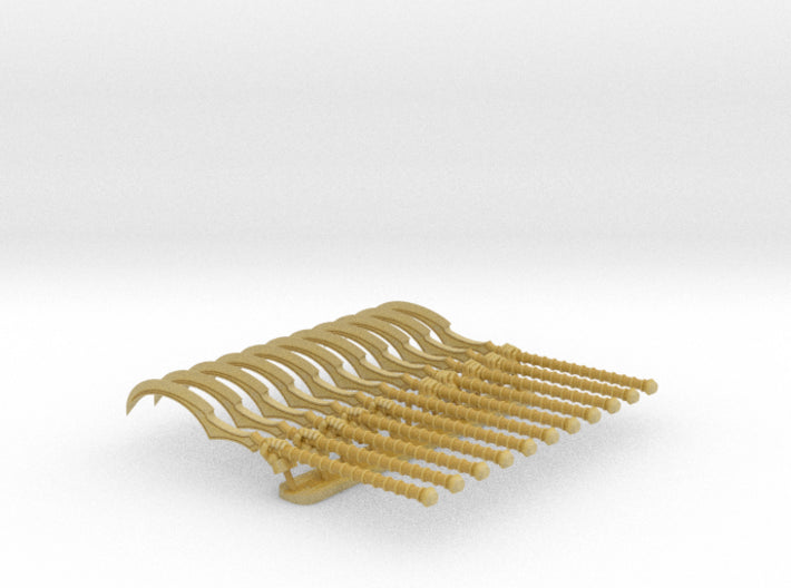 11x Khopesh Staff: Carbine 3d printed