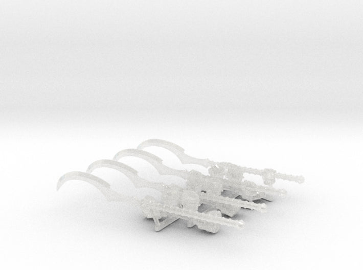4x Khopesh Staff: Carbine - Chaos Set 3d printed