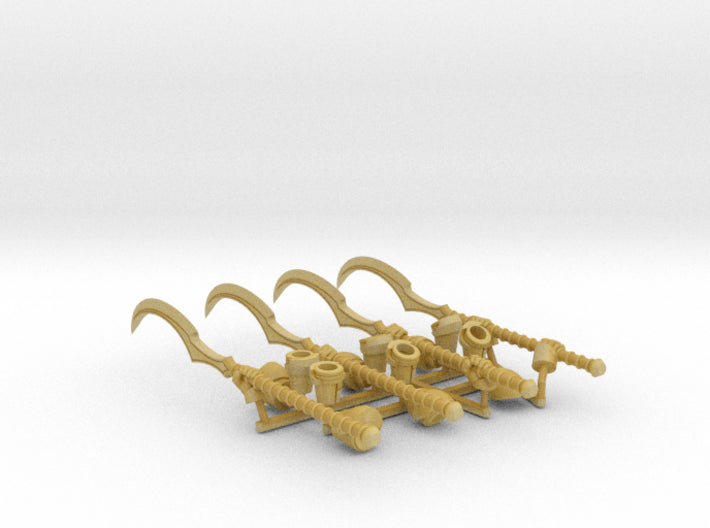 4x Khopesh Staff: Carbine - G:4 Set 3d printed