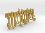 11x Scrap Smashas - Spanner Set 1 3d printed