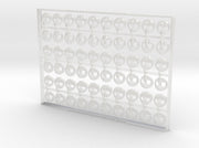 60x Angles of Atonement - Shoulder Insignia pack 3d printed