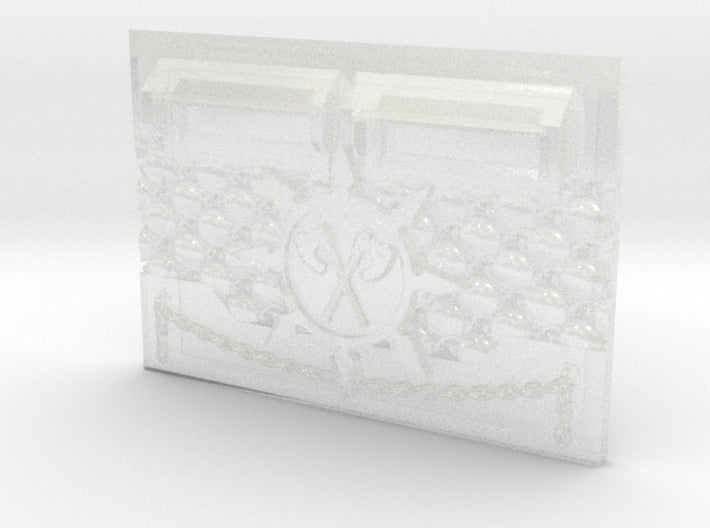 Crossed Axes : Standard APC Frontplate 3d printed