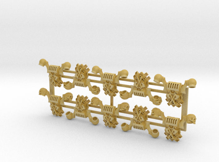 10x Crossed Axes- Chaos:1 PACs	Set2 3d printed