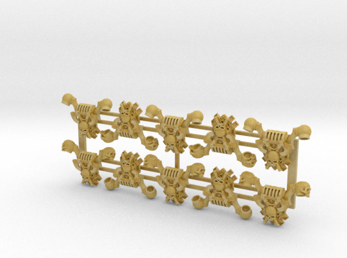 10x Skull Grinders - Chaos:1 PACs Set2 3d printed