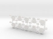 10x Skull Grinders - Chaos:1 PACs Set2 3d printed