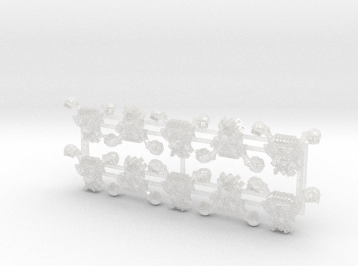 10x Skull Grinders - Chaos:1 PACs Set2 3d printed