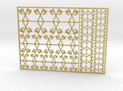 Crossed Axes - Flat Vehicle Insignia pack 3d printed