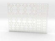 Crossed Axes - Flat Vehicle Insignia pack 3d printed