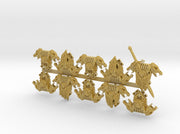 10x Skota Vlka - P1:Wolfskull PACs [Squad 2] 3d printed