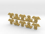 10x Shaggy Wolves - P1:Wolfskull PACs 3d printed