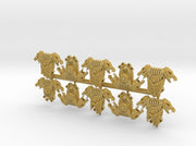 10x Shaggy Wolves - P1:Wolfskull PACs [Squad 1] 3d printed