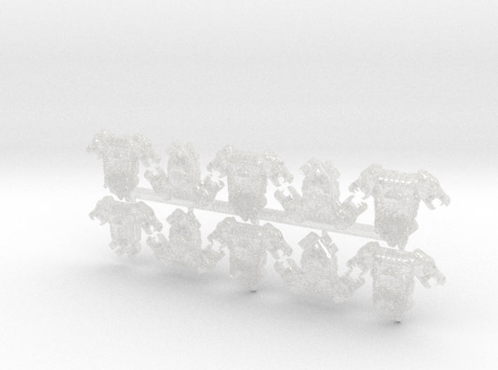 10x Shaggy Wolves - P1:Wolfskull PACs [Squad 1] 3d printed