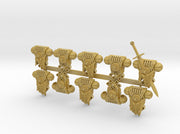 10x Shaggy Wolves - Prime:1 PACs [Squad 2] 3d printed