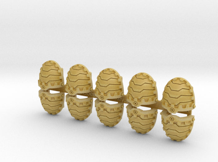 10x Blank - G:11c Tech Shoulder Pads 3d printed